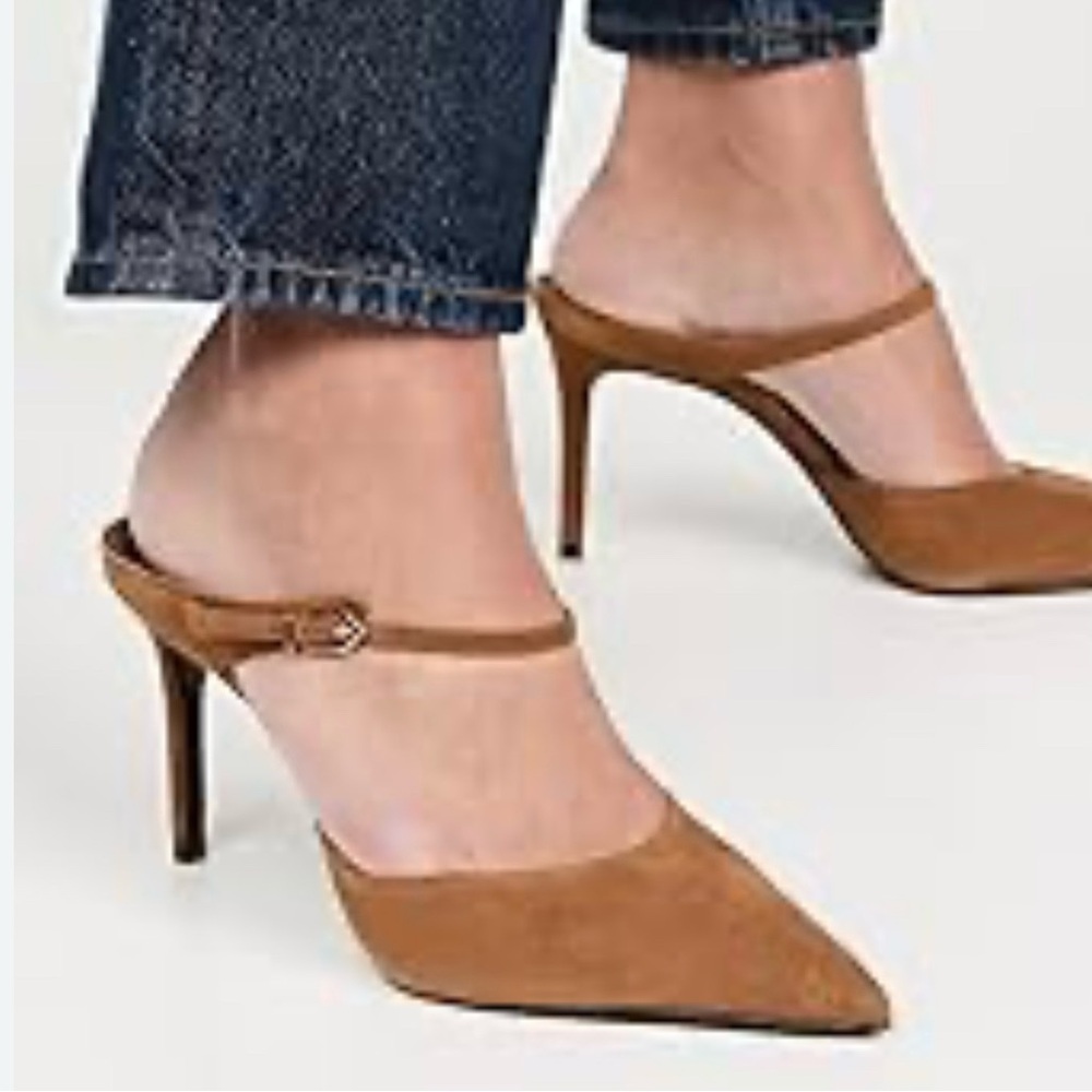 DV by Dolce Vita Tan Heels with Ankle Strap